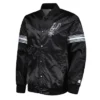 San Antonio Spurs Pick & Roll Full-Satin Black Jacket