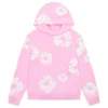 Denim Tears Cotton Wreath Pink Pullover Hoodie