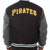 Baseball Pittsburgh Pirates Black and Grey Varsity Wool Jacket