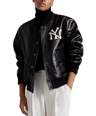 Polo Ralph Lauren Yankees Leather Jacket