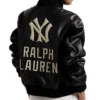 Polo Ralph Lauren Yankees Full-Snap Leather Jacket