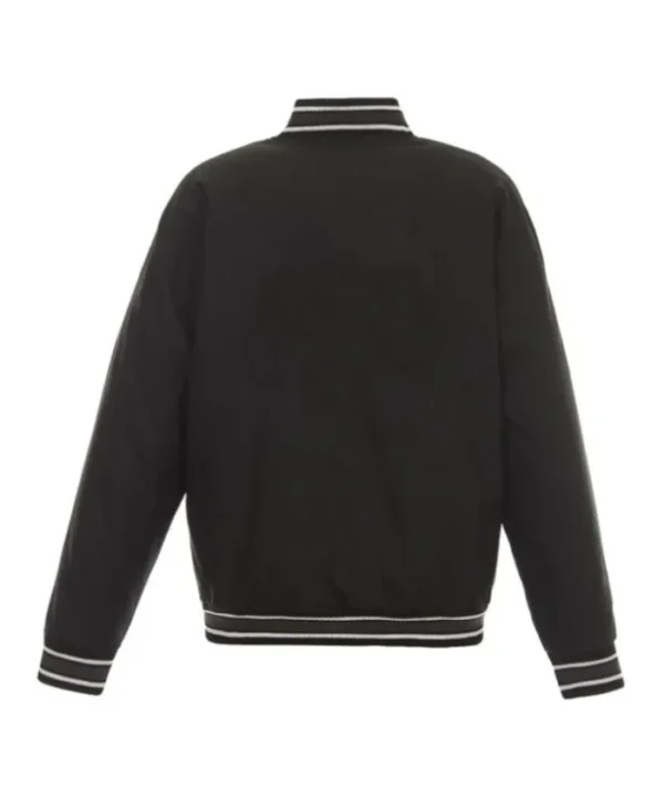 Charlotte Hornets Black Poly Twill Jacket