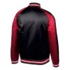 Portland Trail Blazers Hardwood Full-Snap Satin Black Jacket