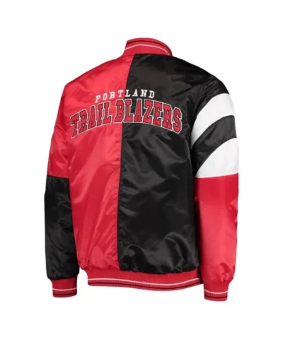 Portland Trail Blazers 75th Anniversary Leader Color Block Satin Jacket