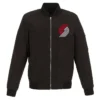 Portland Trail Blazers Nylon Lightweight Bomber Full-Zip Jacket