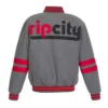 Portland Trail Blazers Gray Varsity Wool Jacket