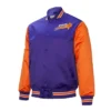 Phoenix Suns Primetime Full-Snap Satin Jacket