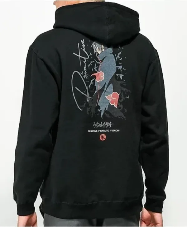 Crows Burgundy Primitive x Naruto Pullover Hoodie