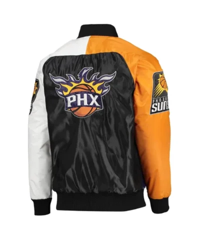 Tricolor Remix Phoenix Suns PurpleOrangeWhite Jacket