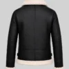 RAF Hooded Sheepskin Leather Jacket For Womens