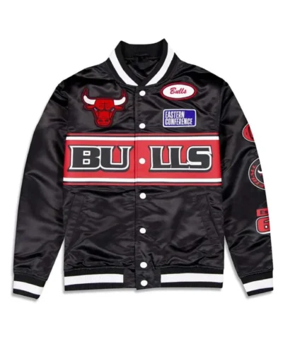 Buy Chicago Bulls 2024 Rally Drive Full-Snap Black Jacket