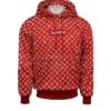 Recreated - Louis VuittonSupreme Box Logo Pullover Red Hoodie