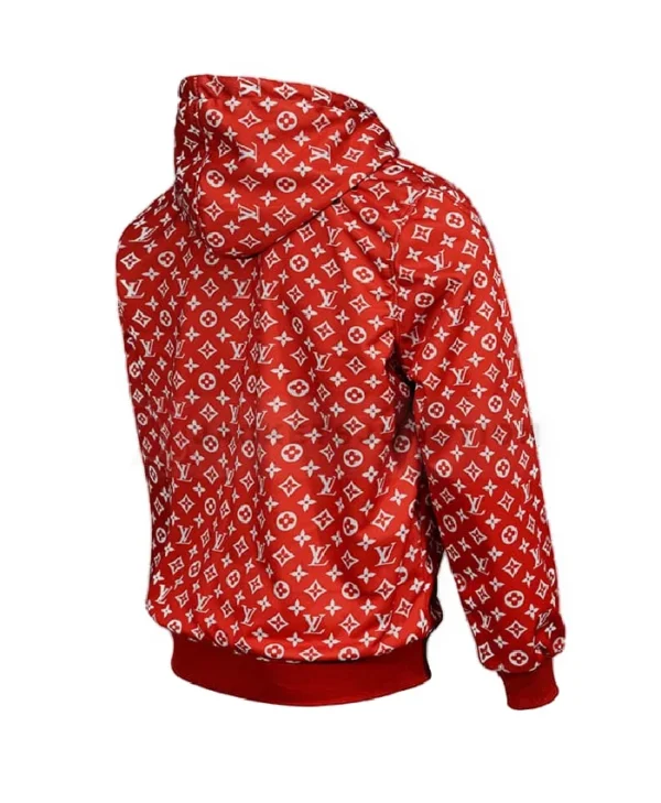Recreated - Louis Vuitton x Supreme Box Logo Pullover Red Hoodie