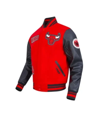 Chicago Bulls Diy Pick Stitch Varsity WoolLeather Jacket