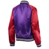 Toronto Raptors Hardwood Classics Red and Purple Jacket