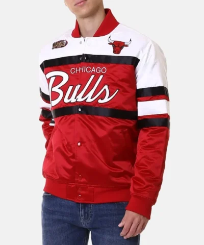 Shop Special Script Chicago Bulls Heavyweight Satin Jacket