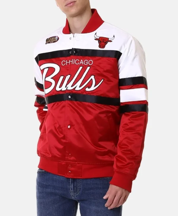 Shop Special Script Chicago Bulls Heavyweight Satin Jacket