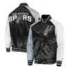 Shop Reliever San Antonio Spurs Varsity Full-Snap Satin Jacket
