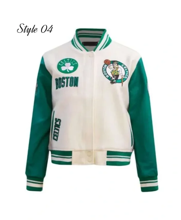 Retro Classic Rib Boston Celtics Jacket