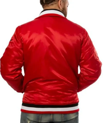 Portland Trailblazers Rip City Red Satin Jacket