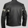 River Road Hoodlum Vintage Leather Jacket Back View