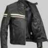 River Road Hoodlum Vintage Leather Jacket Front 3/4 Angle View