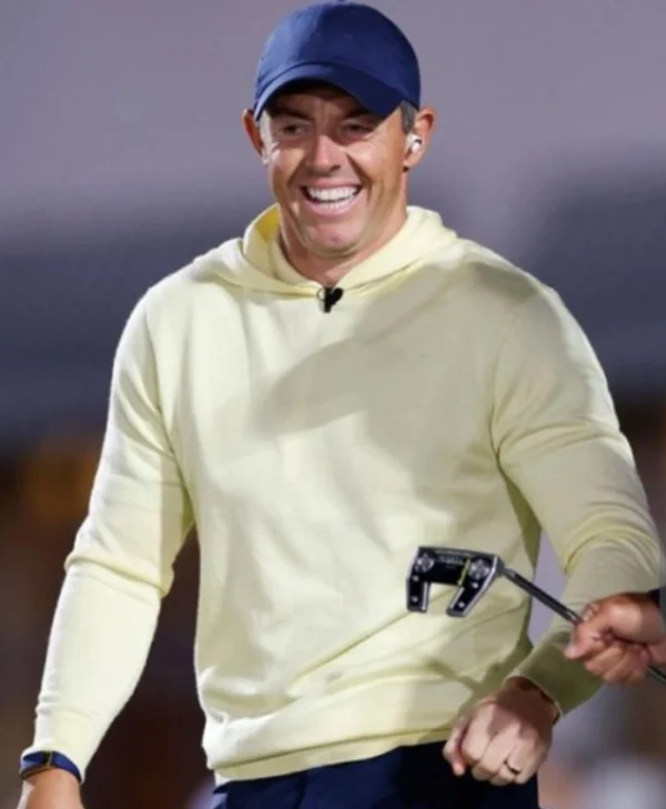 Rory McIlroy Golf Yellow Hoodie For Men and Women