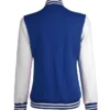 Womens Royal BlueWhite Varsity Jacket