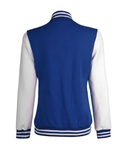 Womens Royal BlueWhite Varsity Jacket