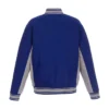 Accent Toronto Maple Leafs RoyalGray Varsity Wool Jacket
