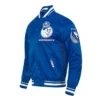 Sacramento Kings City Edition Chenille Blue Satin Jacket