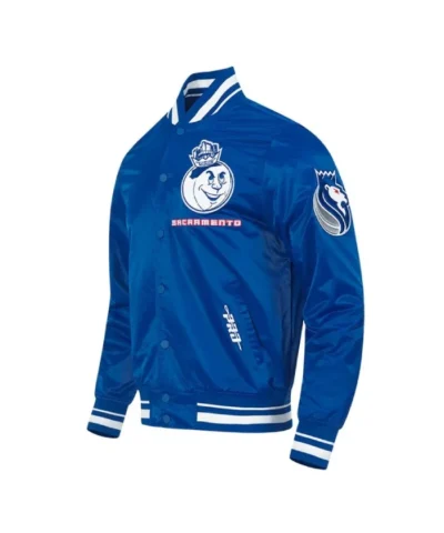 Sacramento Kings City Edition Chenille Blue Satin Jacket
