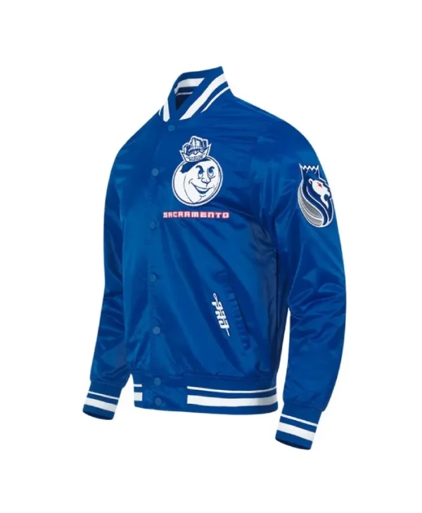 Sacramento Kings City Edition Chenille Blue Satin Jacket