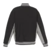 Sacramento Kings Accent Varsity Black Wool Jacket
