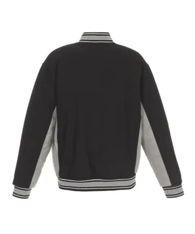 Sacramento Kings Accent Varsity Black Wool Jacket