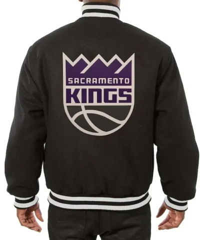 Sacramento Kings Black All Wool Jacket