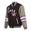 Sacramento Kings Varsity Wool Black and Gray Jacket