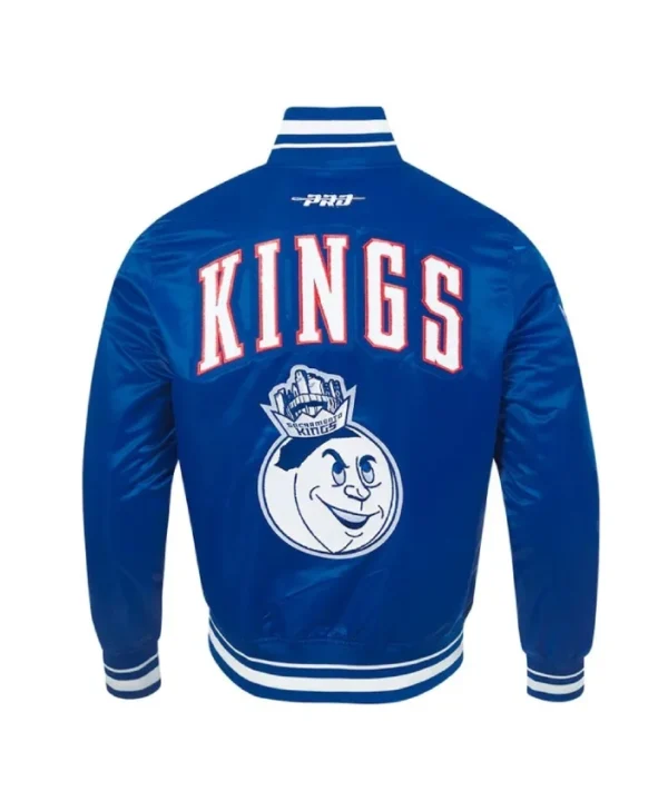 Sacramento Kings 202425 City Edition Chenille Blue Satin Jacket