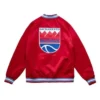 Sacramento Kings Red Satin Jacket