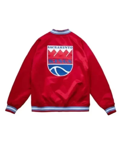 Sacramento Kings Red Satin Jacket