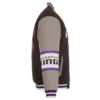 Shop Sacramento Kings Black and Gray Varsity Wool Jacket