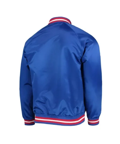 Sacramento Kings Hardwood Classics Royal Satin Jacket