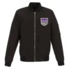 Sacramento Kings Lightweight Nylon Full-Zip Bomber Jacket