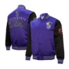 Primetime Sacramento Kings Purple and Black Jacket