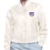 Logo Sacramento Kings Varsity Full-Snap Satin Jacket