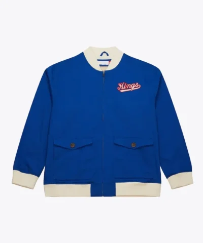Sacramento Kings Cotton Twill Full-Zip Bomber Jacket