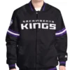 Scout Sacramento Kings Varsity Full-Snap Satin Jacket