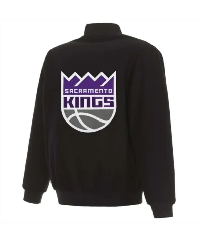 Sacramento Kings Black Varsity Wool Jacket