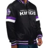 Sacramento Kings Youth Home Game Full-Snap Varsity Satin Jacket