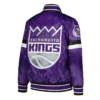 Sacramento Kings Youth Home Game Satin Jacket